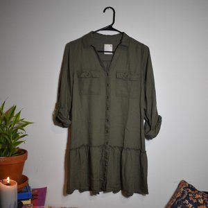 Olive Green Dress